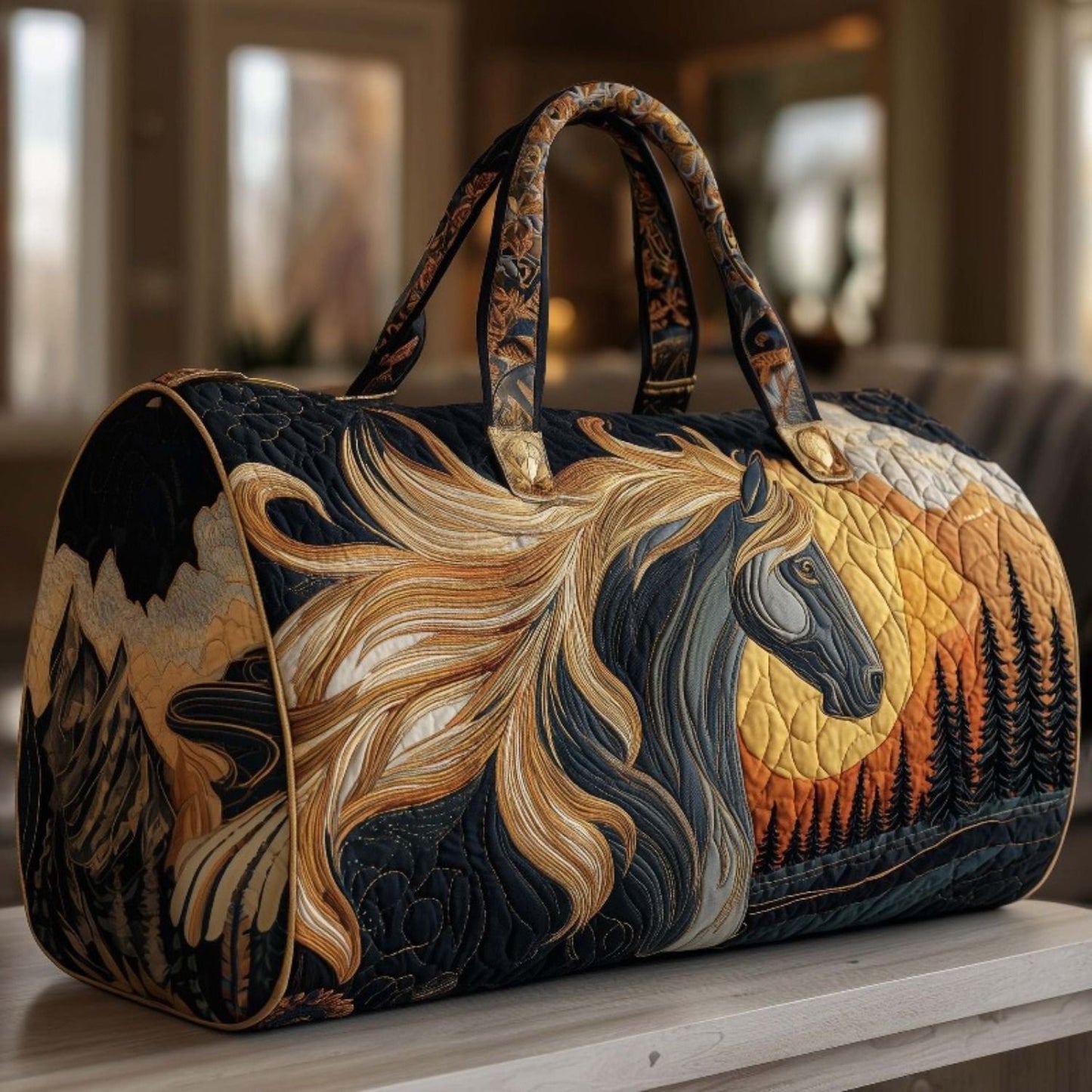 Handheld Woven Travel Bag