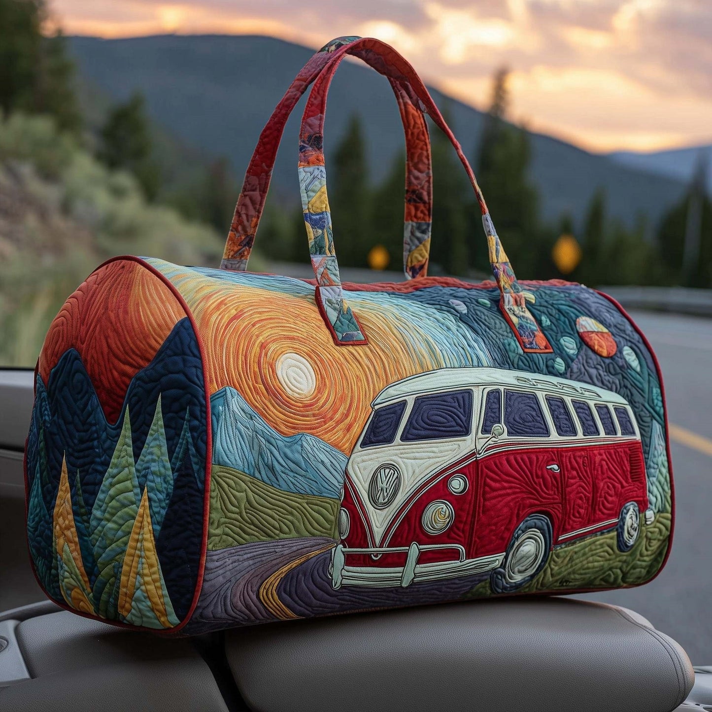 Handheld Woven Travel Bag