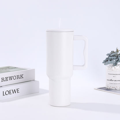 Handle-equipped insulated cup
