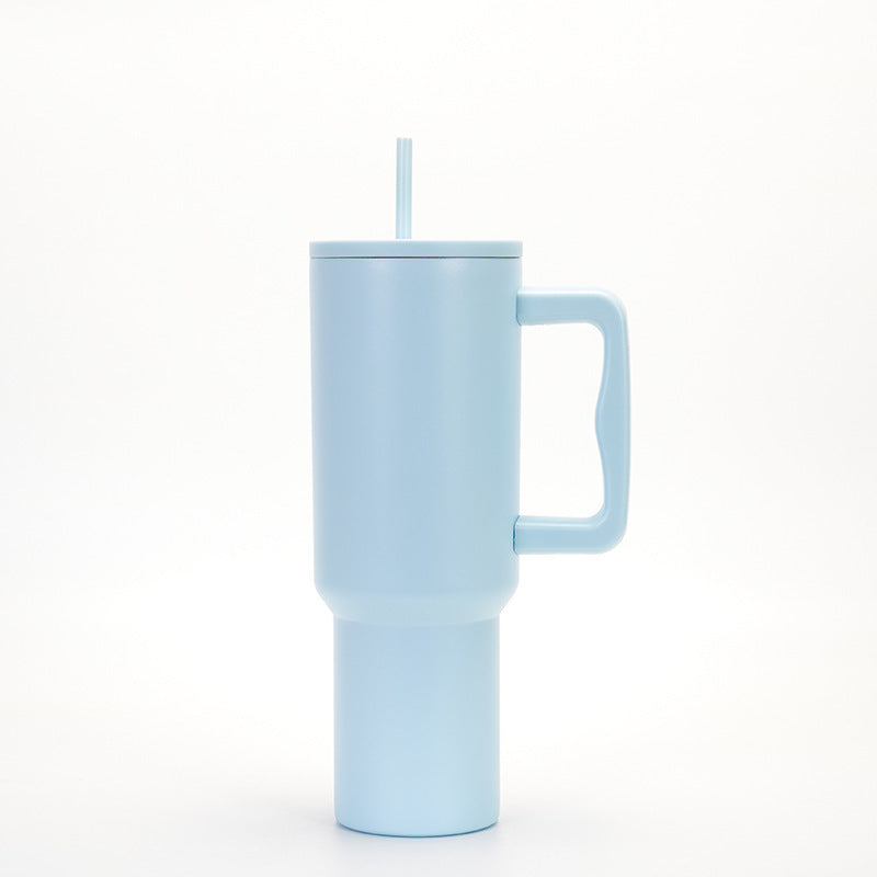 Handle-equipped insulated cup