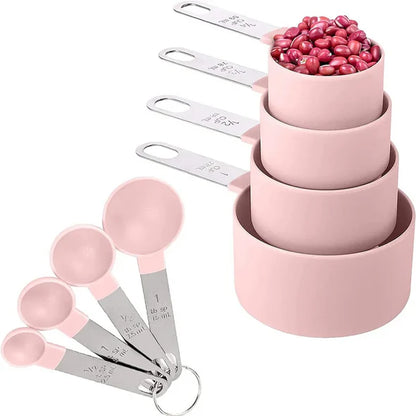 Handle measuring cup set of 8 pieces