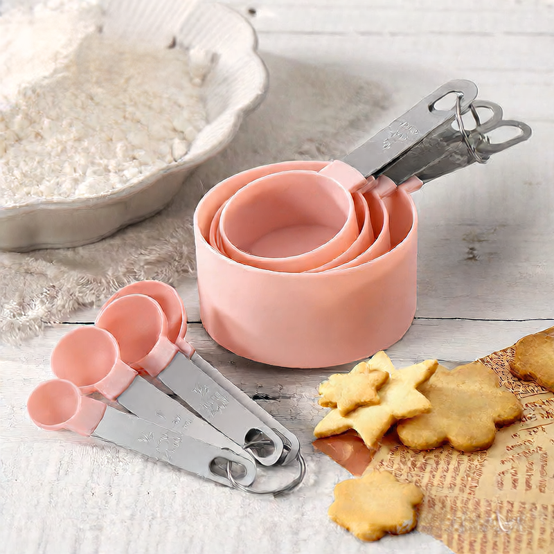 Handle measuring cup set of 8 pieces