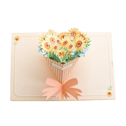 Handmade 3D Floral Greeting Card