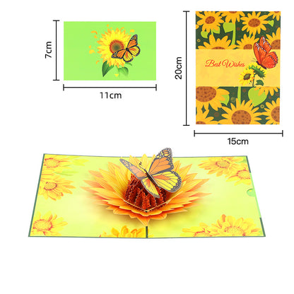 Handmade 3D Floral Pop-Up Cards