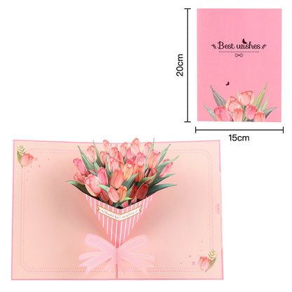 Handmade 3D Floral Pop-Up Cards