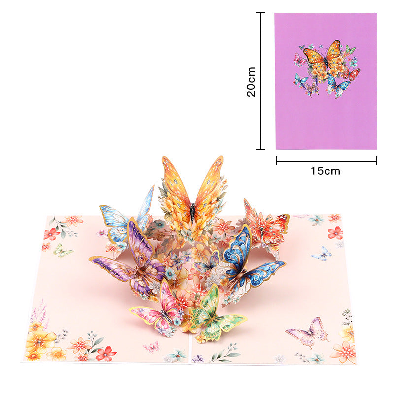 Handmade 3D Floral Pop-Up Cards