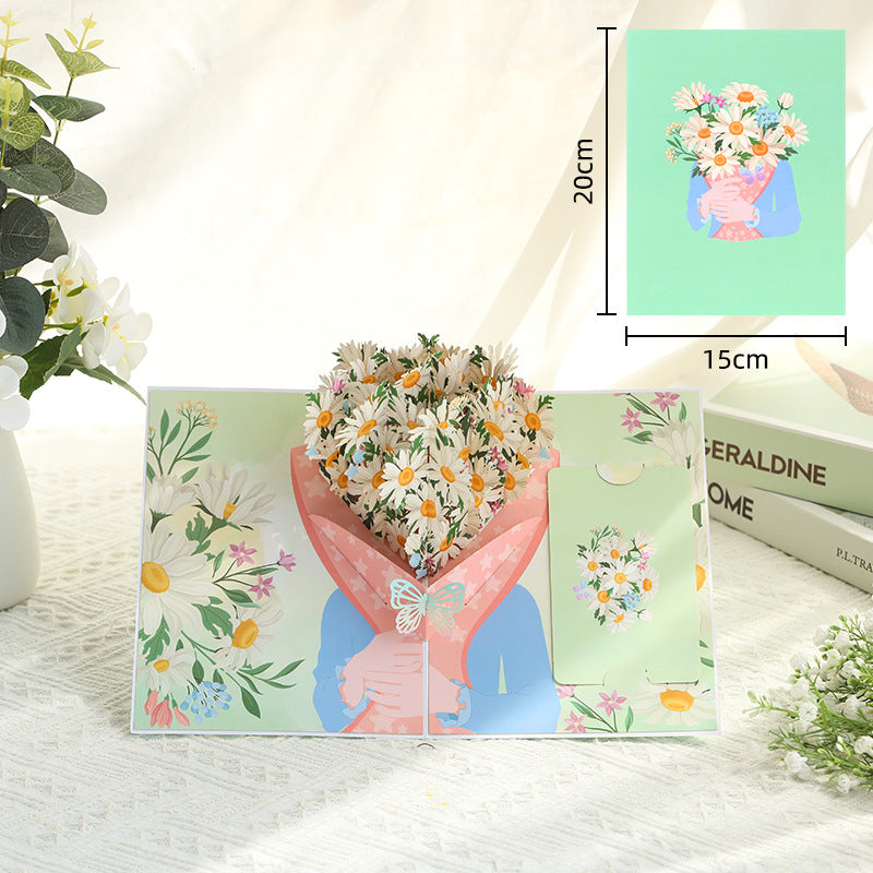 Handmade 3D Floral Pop-Up Cards