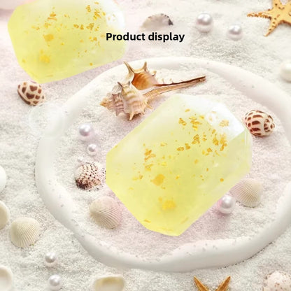 Handmade Aromatherapy Soap with Gold Foil