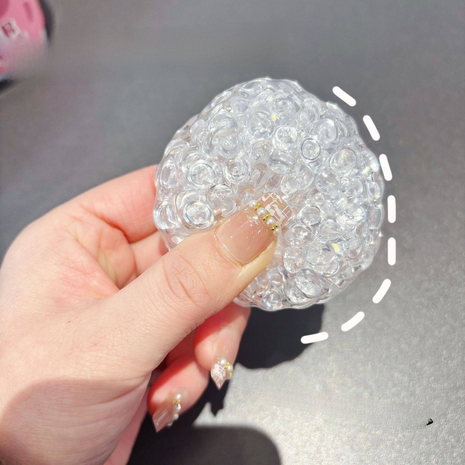 Handmade bead-stringing toy