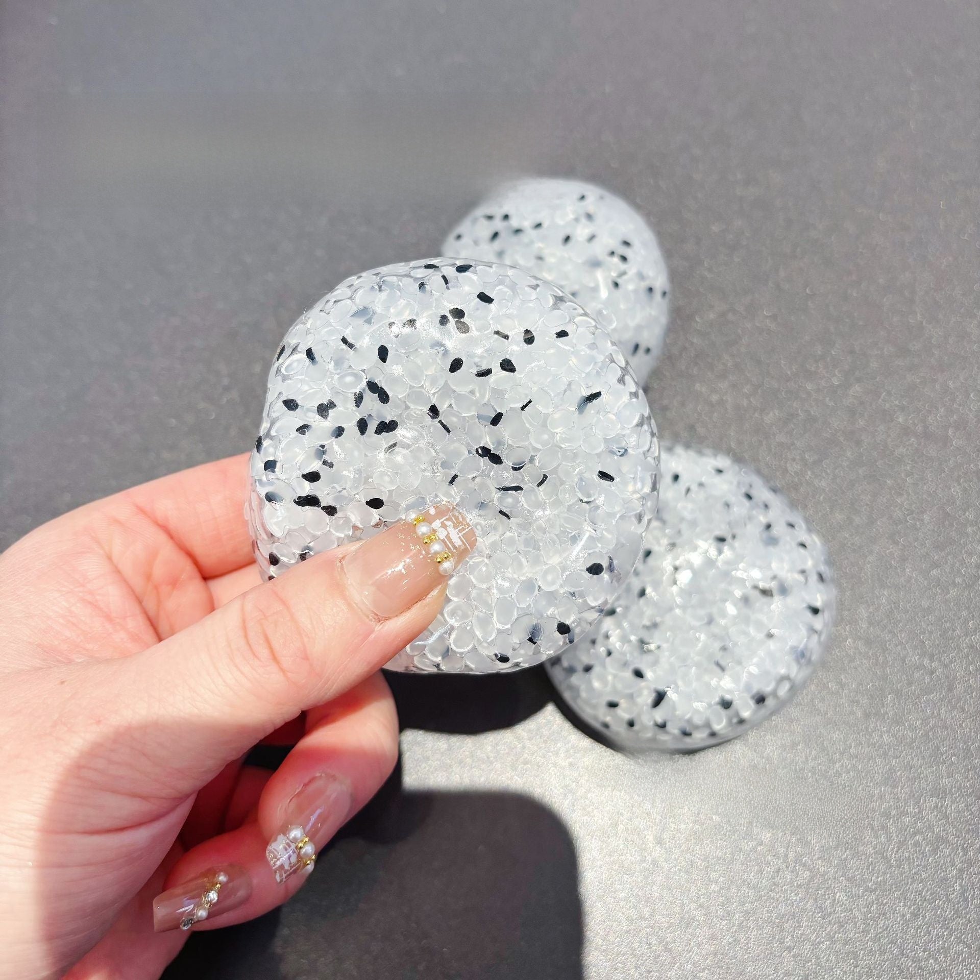 Handmade bead-stringing toy