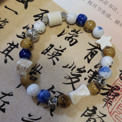 Handmade Ceramic Beads String