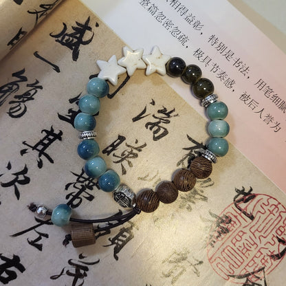 Handmade Ceramic Beads String