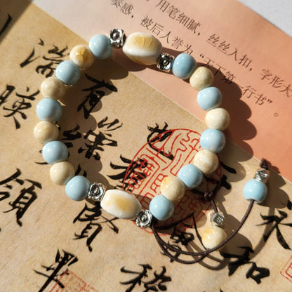 Handmade Ceramic Beads String