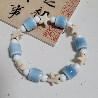 Handmade Ceramic Beads String