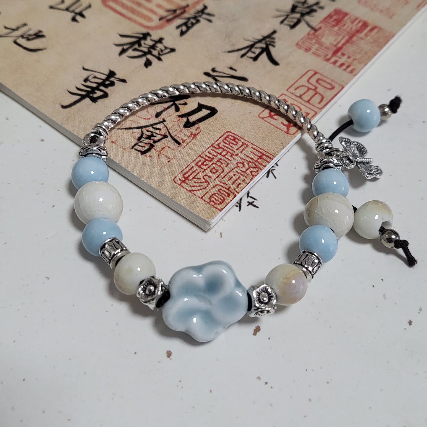 Handmade Ceramic Beads String