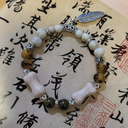 Handmade Ceramic Beads String