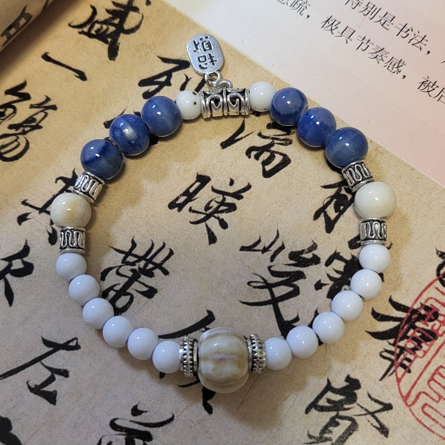 Handmade Ceramic Beads String