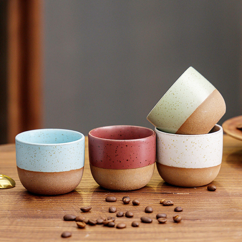Handmade ceramic coffee cup