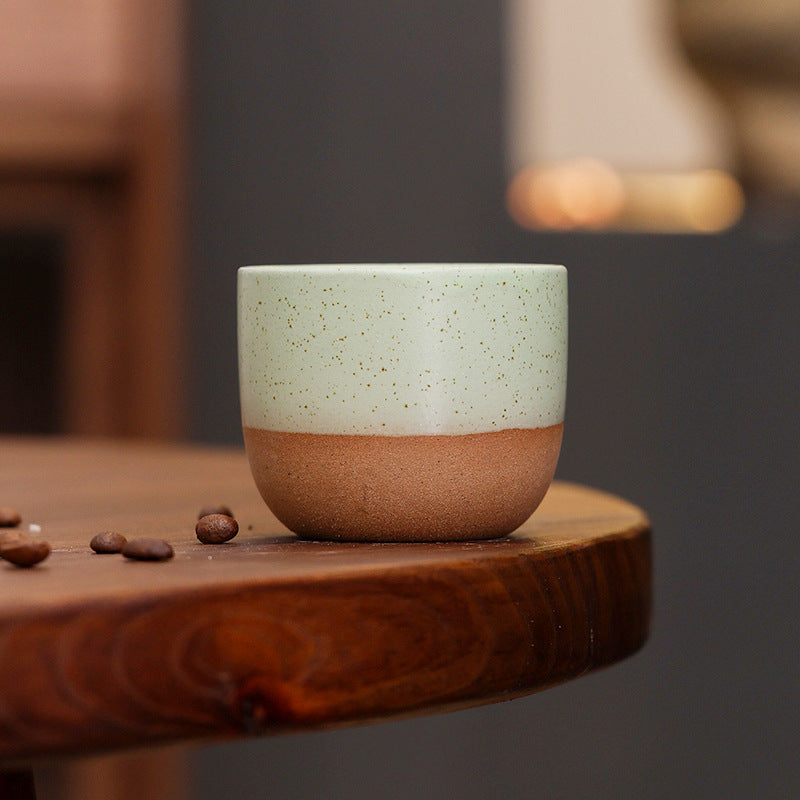 Handmade ceramic coffee cup