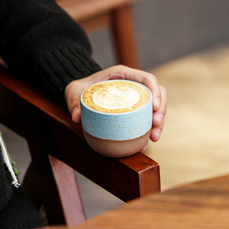 Handmade ceramic coffee cup