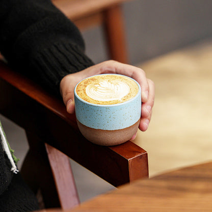 Handmade ceramic coffee cup