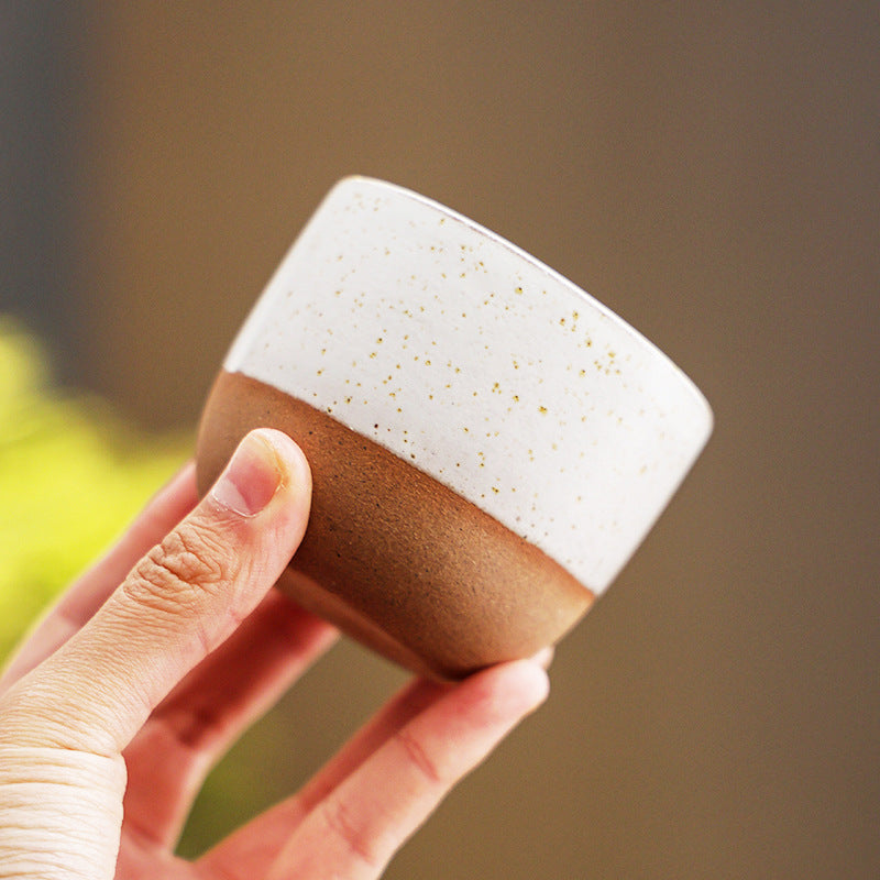 Handmade ceramic coffee cup