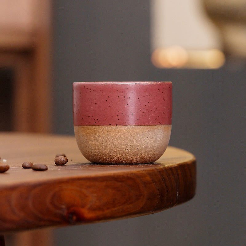 Handmade ceramic coffee cup