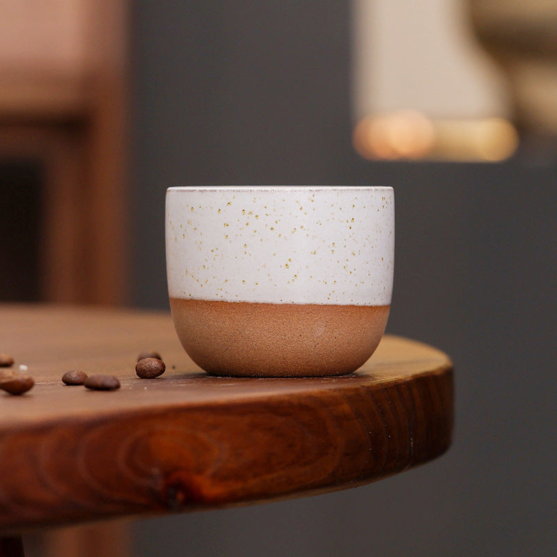 Handmade ceramic coffee cup