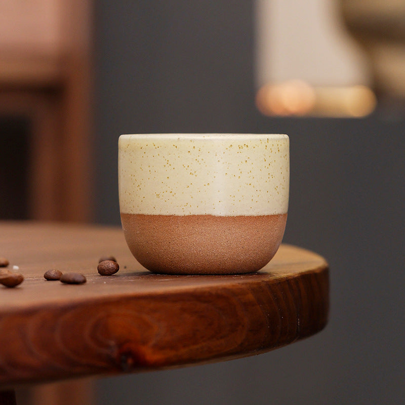Handmade ceramic coffee cup