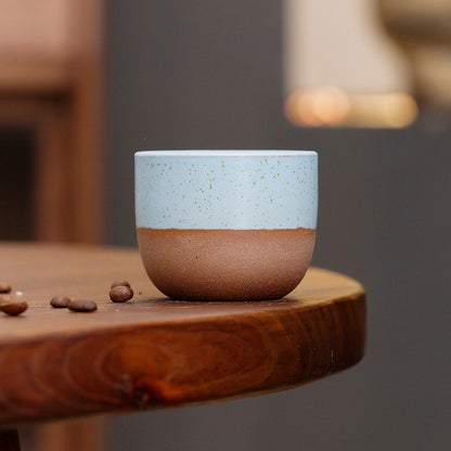 Handmade ceramic coffee cup