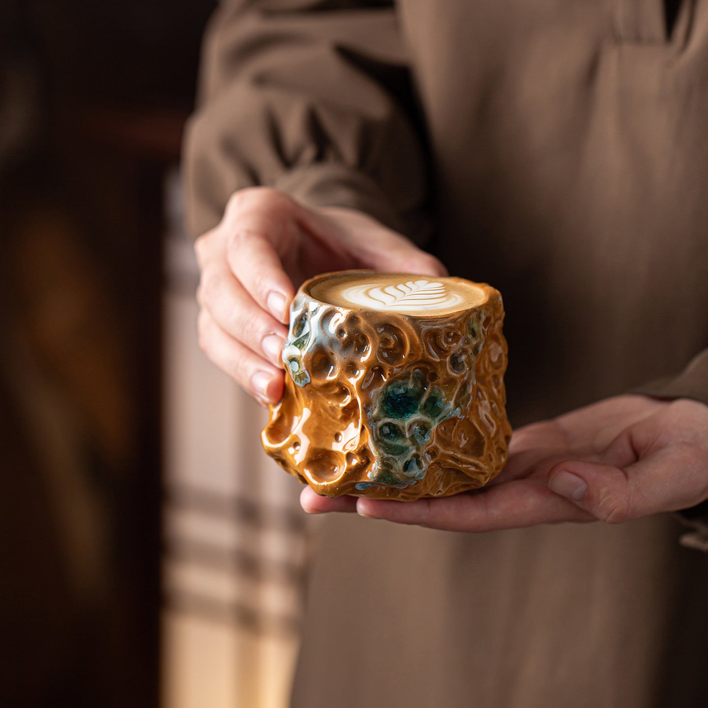 Handmade Ceramic Kiln-Fired Coffee Cup