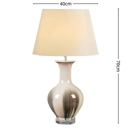 Handmade Ceramic Pottery Table Lamp Japanese Style