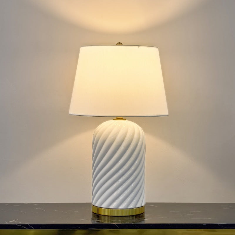Handmade Ceramic Pottery Table Lamp Japanese Style