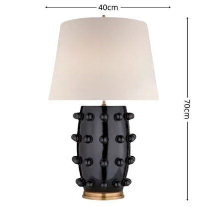 Handmade Ceramic Pottery Table Lamp Japanese Style
