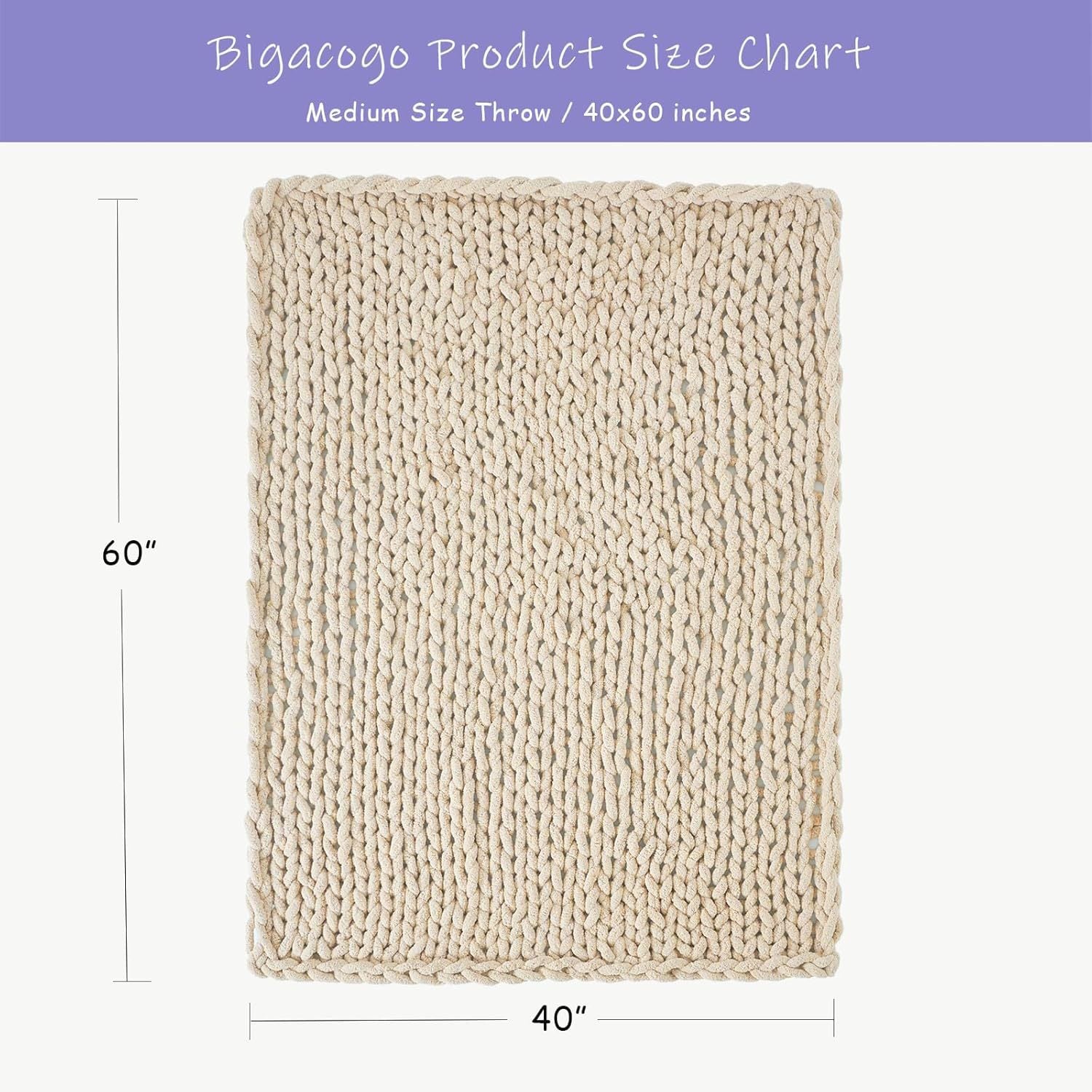 Handmade Chunky Yarn Blanket,