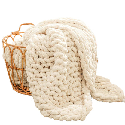 Handmade Chunky Yarn Blanket