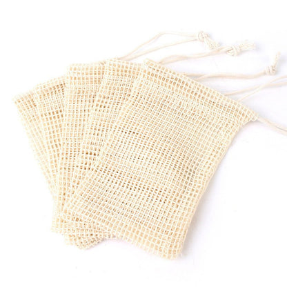 Handmade Cotton Linen Soap Foaming Bag