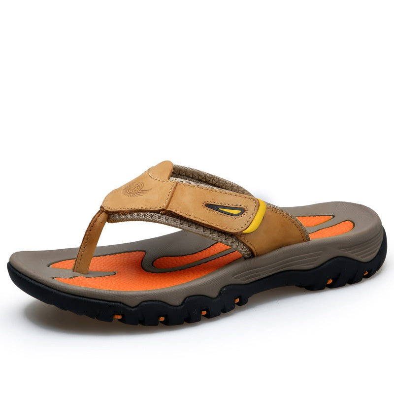 Handmade Cowhide Leather Flip Flop Sandals