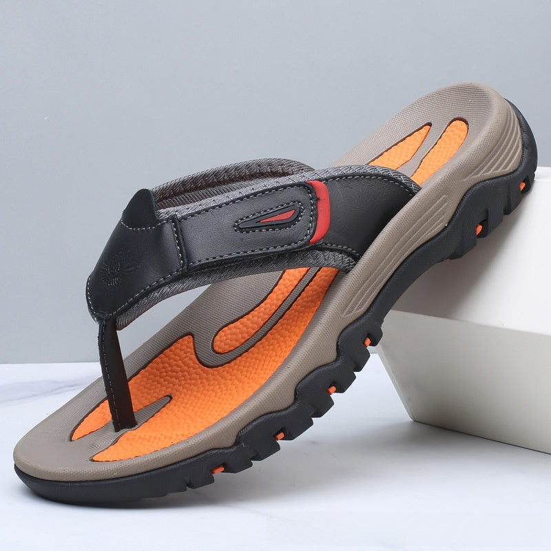 Handmade Cowhide Leather Flip Flop Sandals