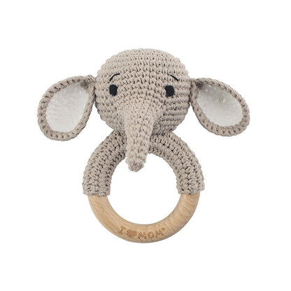 Handmade Crochet Animal Baby Rattle Teether