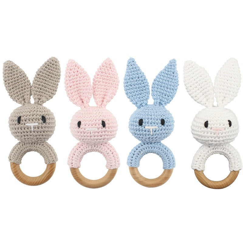 Handmade Crochet Animal Baby Rattle Teether