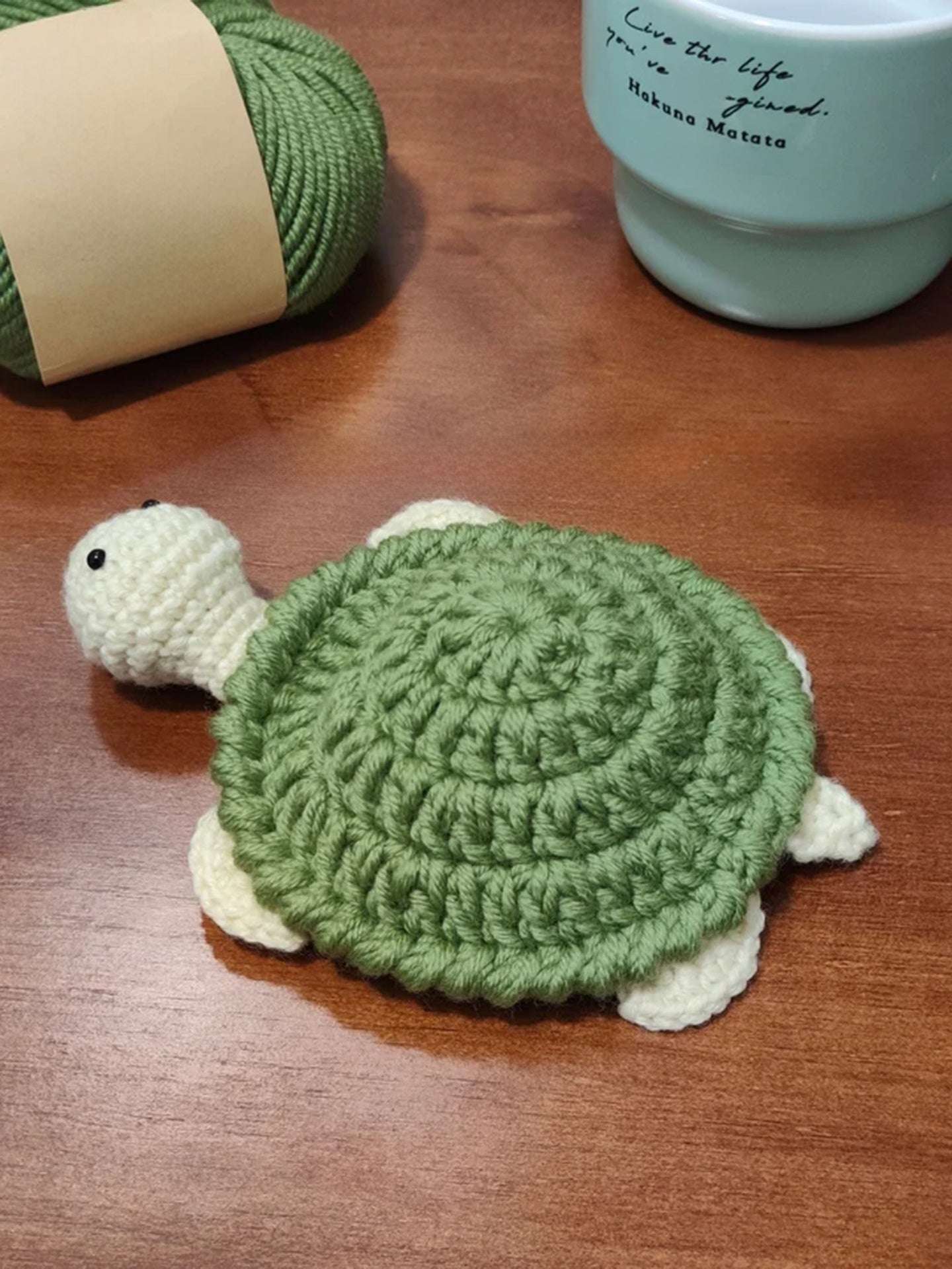 Handmade Crochet Animal Coaster DIY Kit