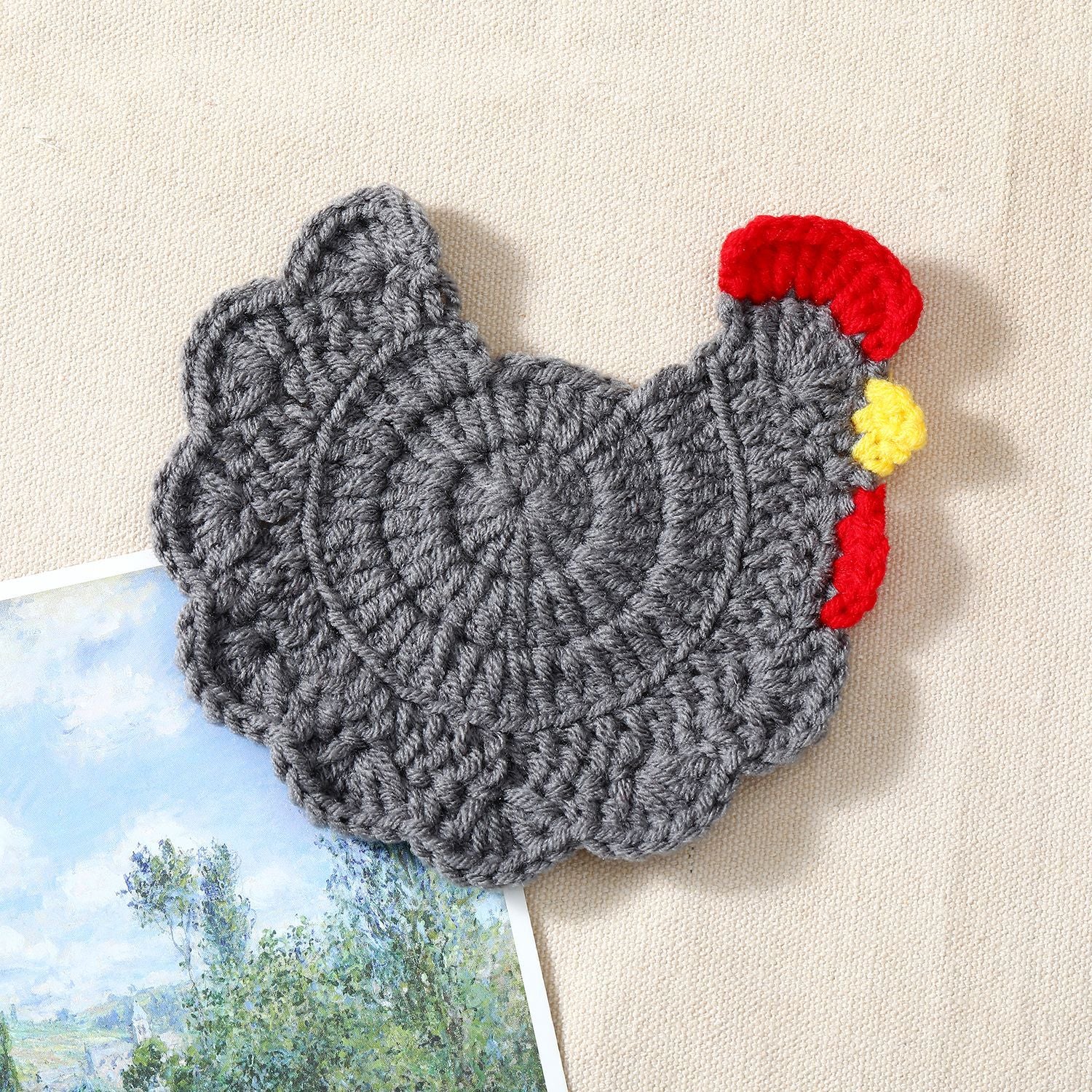 Handmade Crochet Animal Coasters