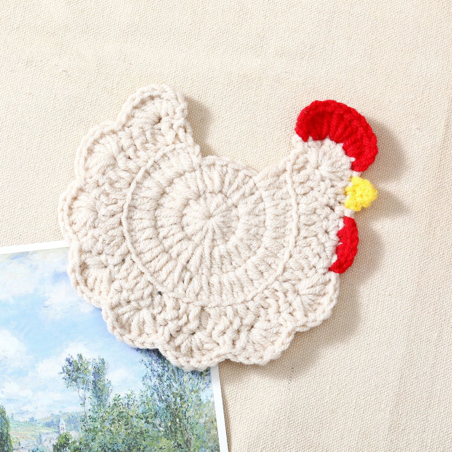 Handmade Crochet Animal Coasters