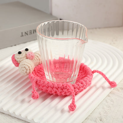 Handmade Crochet Animal Coasters