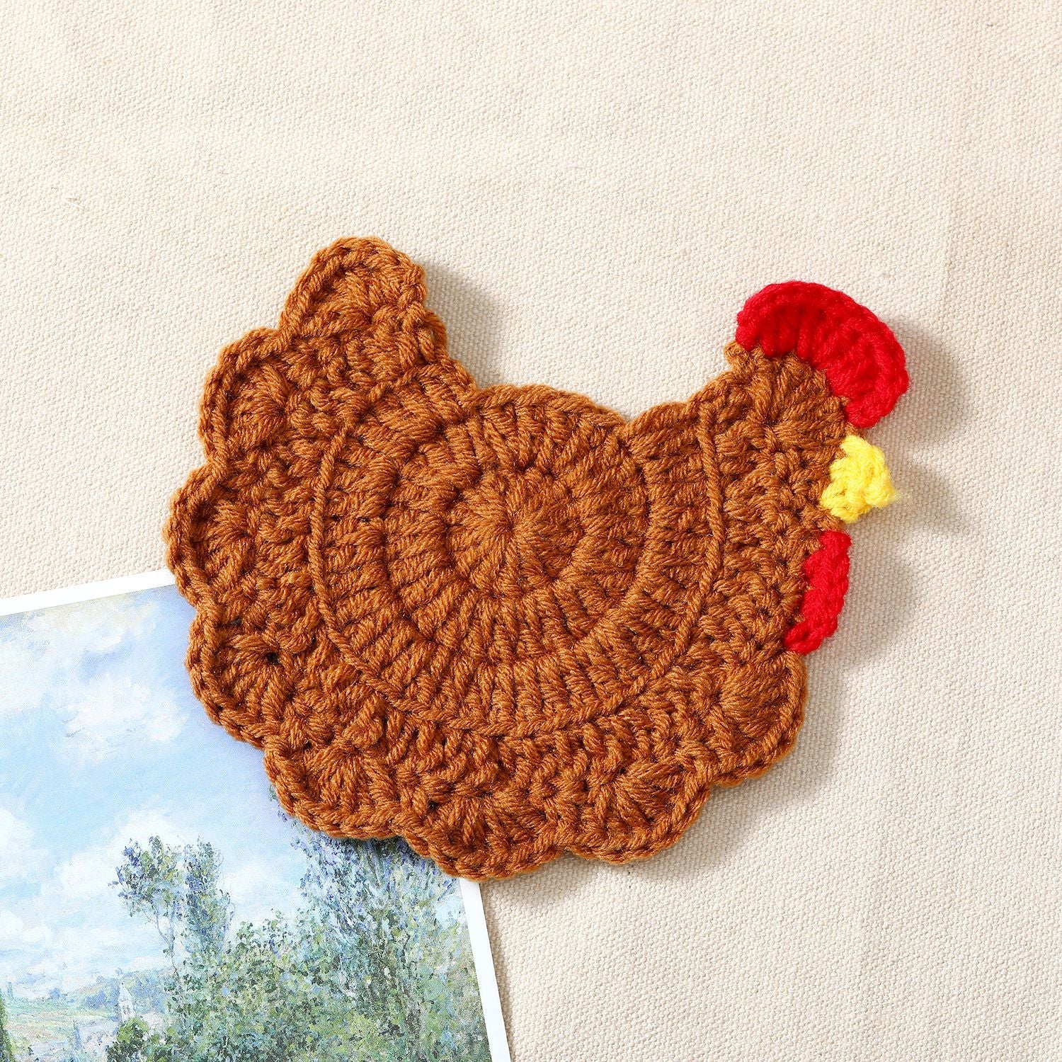 Handmade Crochet Animal Coasters