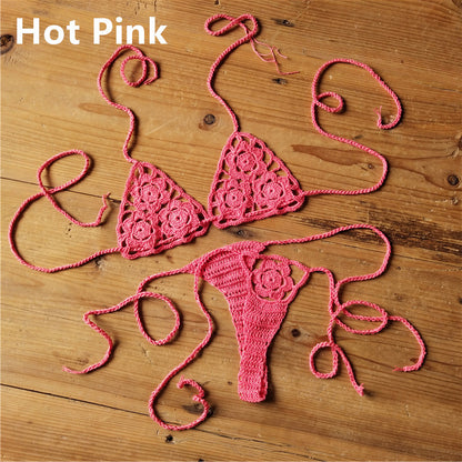 Handmade crochet bikini set