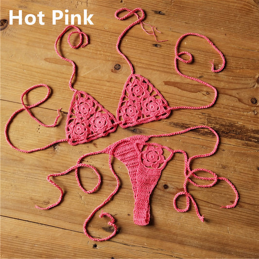 Handmade crochet bikini set