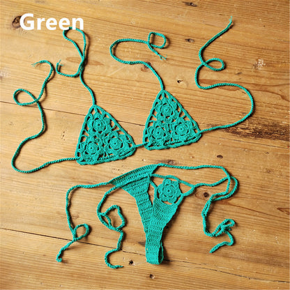 Handmade crochet bikini set