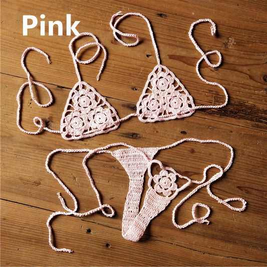 Handmade crochet bikini set